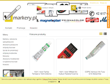 Tablet Screenshot of markery.pl